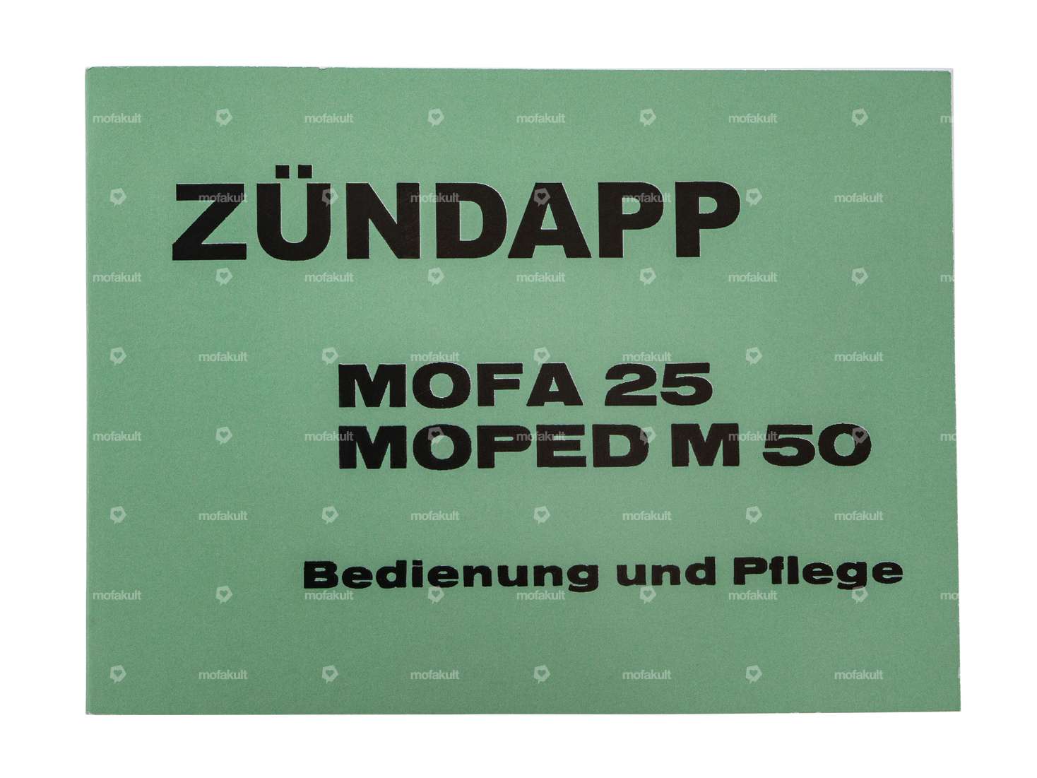Operating instructions | Zündapp Mofa 25 / Moped M 50 Carousel Image 1