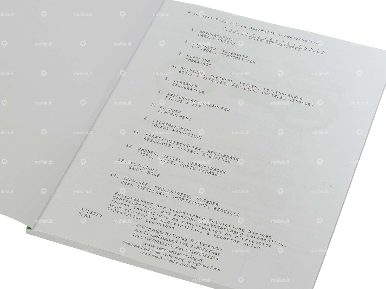 Spare parts catalog | Puch Maxi Plus (CH) Carousel Image 2