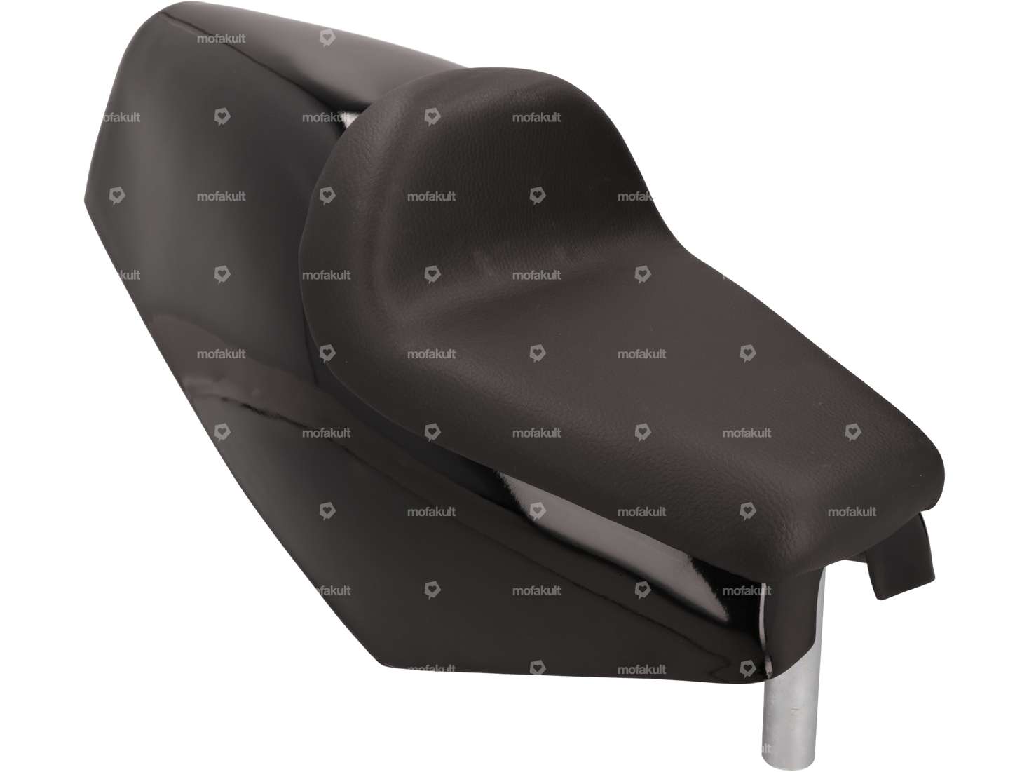 Saddle shell polyester racing black Carousel Image 1