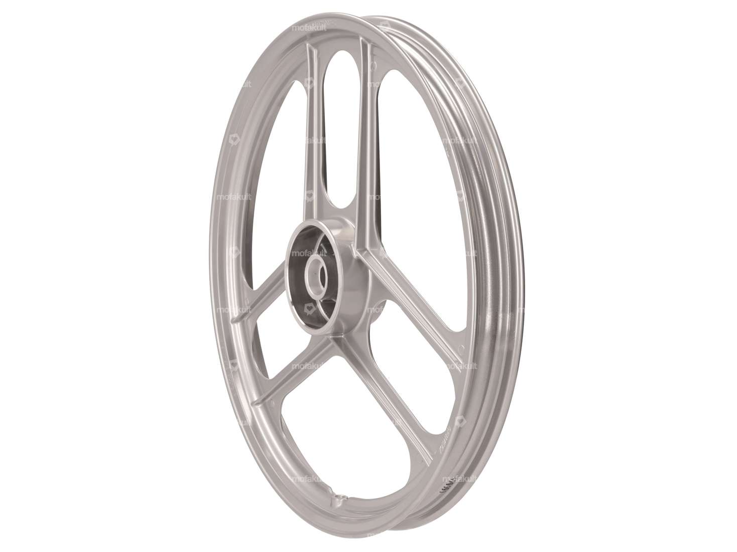 Grimeca alloy rim 17" silver (3/6 spoke) front | Pony GTX Carousel Image 1
