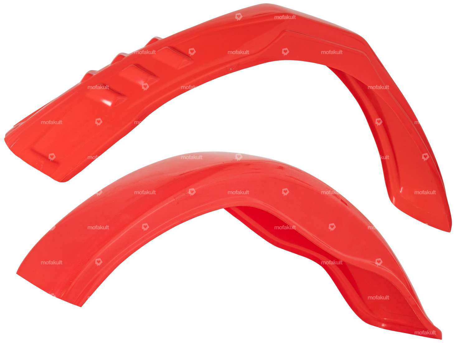 Mudguard set Cross red 80s NOS Carousel Image 1