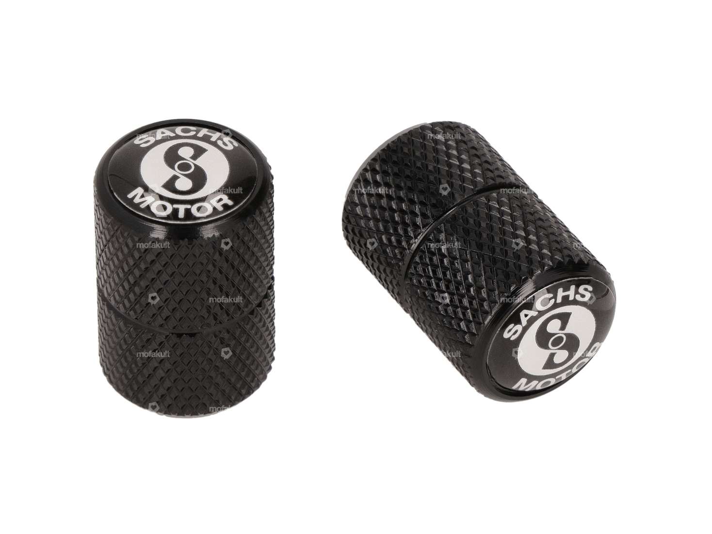 mk-Merch valve cap Sachs aluminum black Carousel Image 1