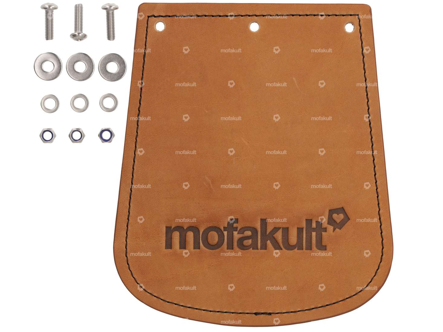 66HEROES splash guards "mofakult" wide leather Carousel Image 1