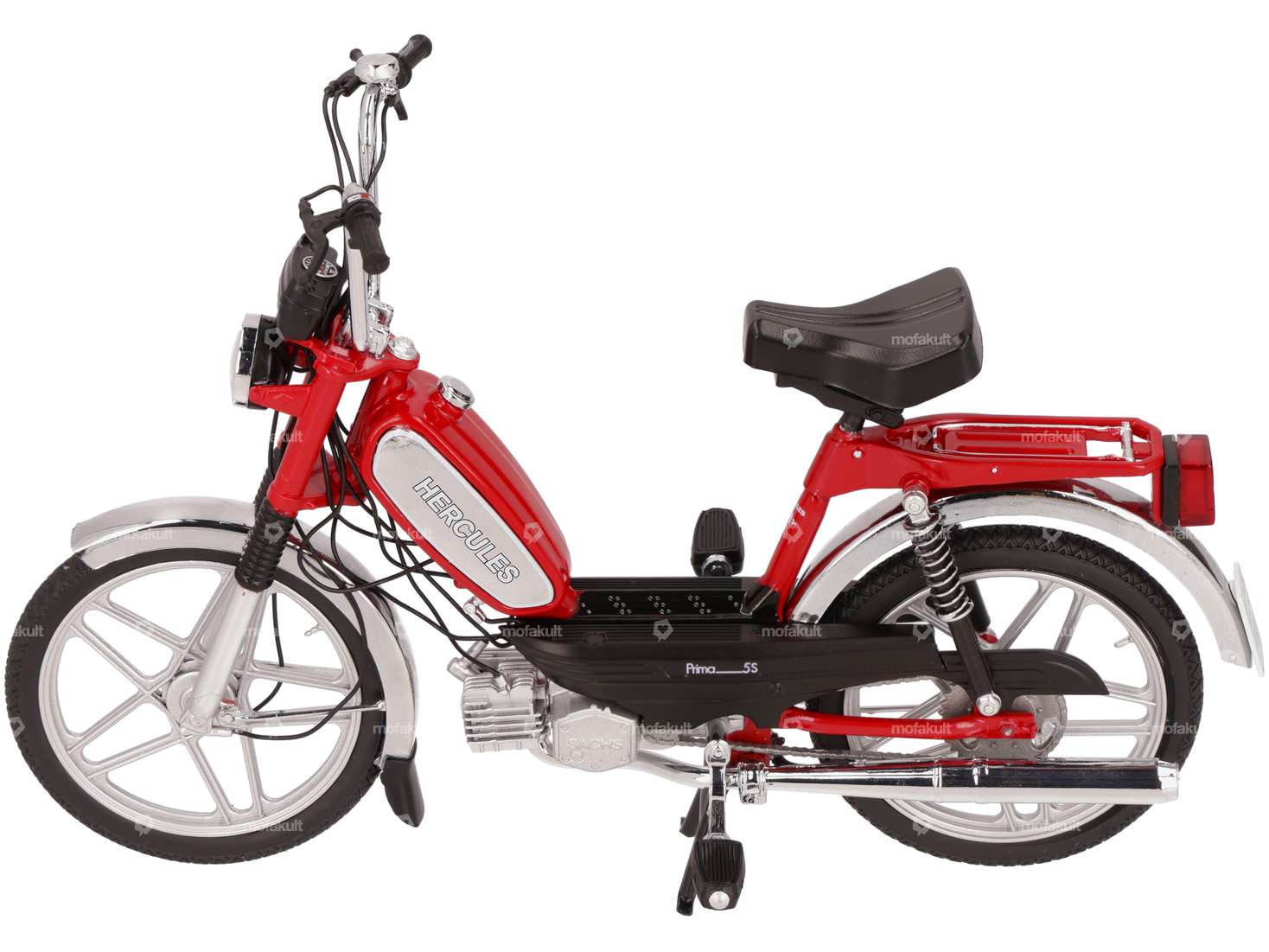 Hercules Prima 5S red miniature model 1:10 (1A-quality) Carousel Image 1