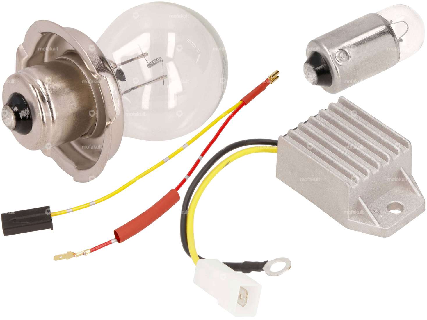 12V bulb set with GPO voltage regulator | Piaggio Ciao, SI, Bravo, Boxer Carousel Image 1