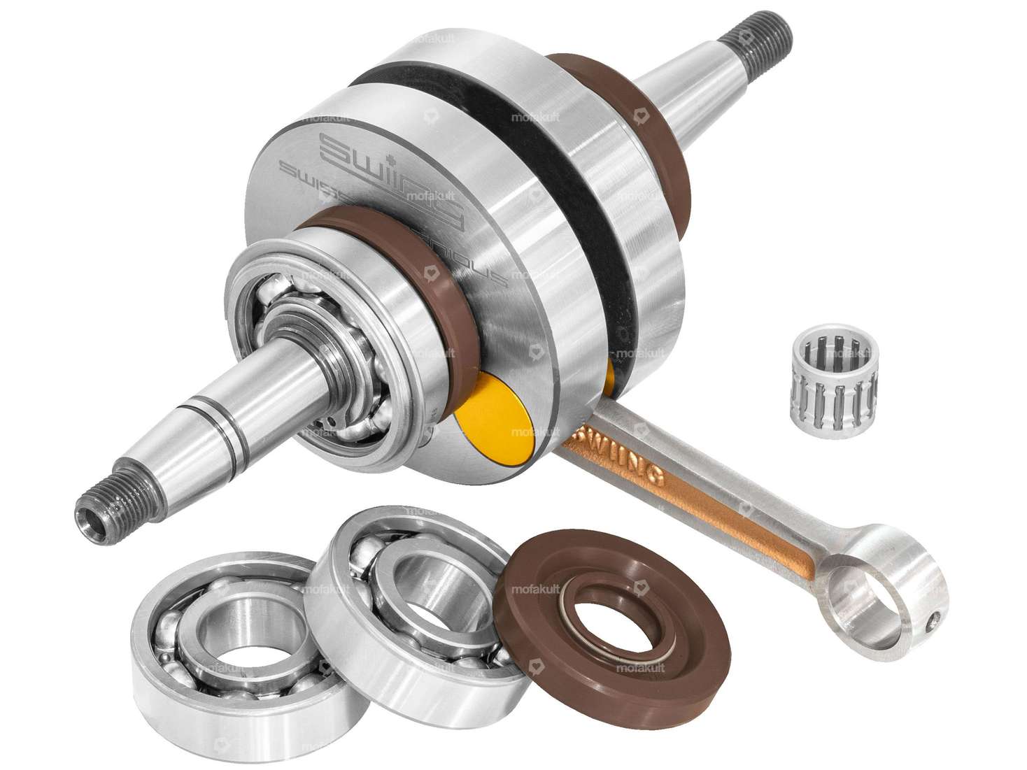 swiing® ingenious crankshaft "High End" C3/4 & FPM (+1 mm stroke) | Puch E50 Carousel Image 1