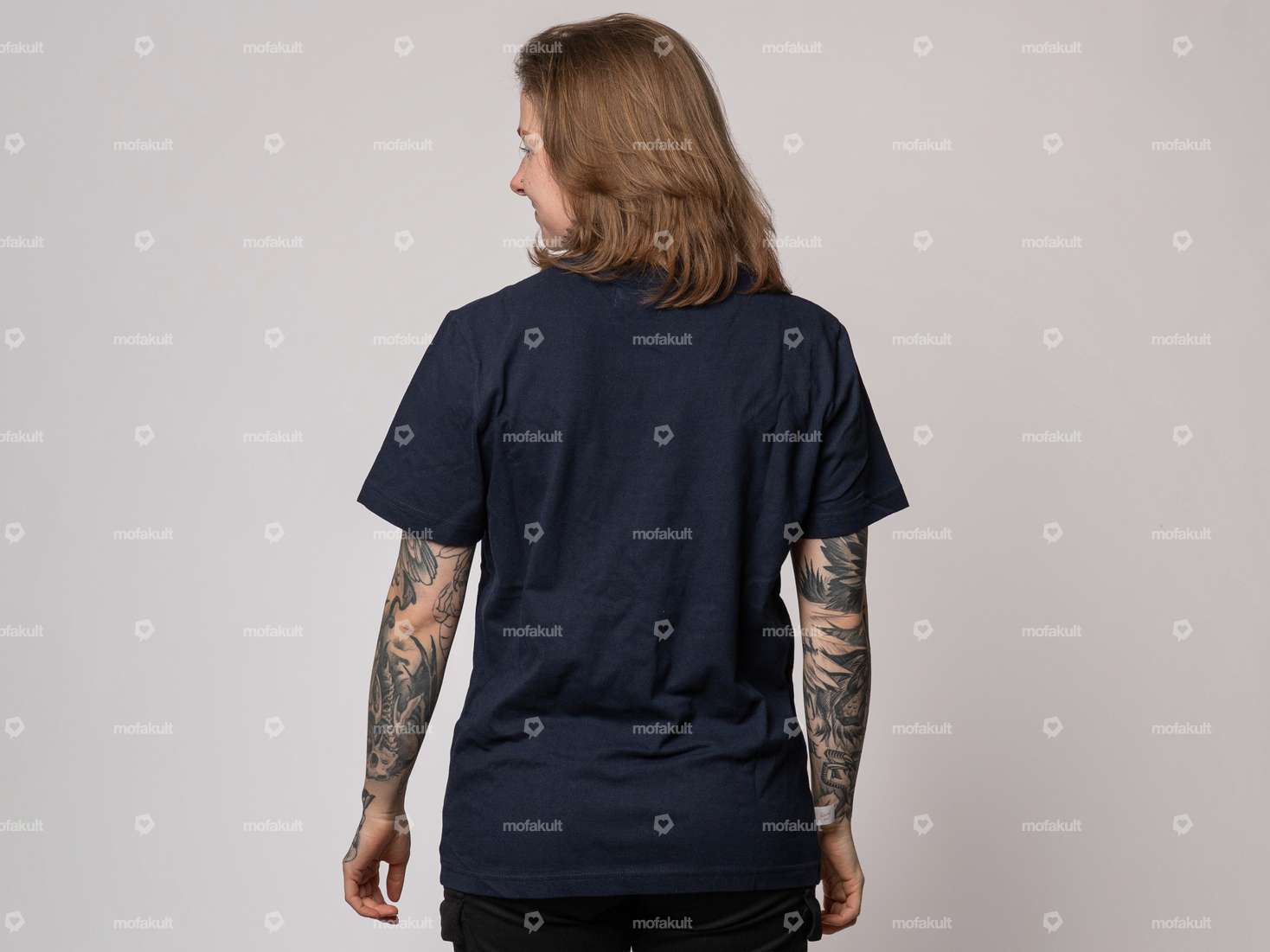 mk-Merch T-Shirt "PIAGGIO" UNISEX blue Carousel Image 3
