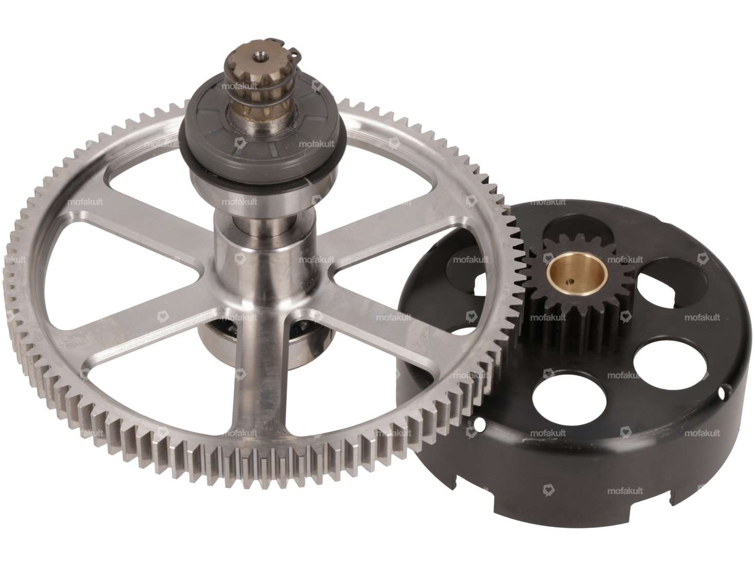 ASP clutch basket & spur gear set 19:94 teeth CNC | Puch E50 Carousel Image 1