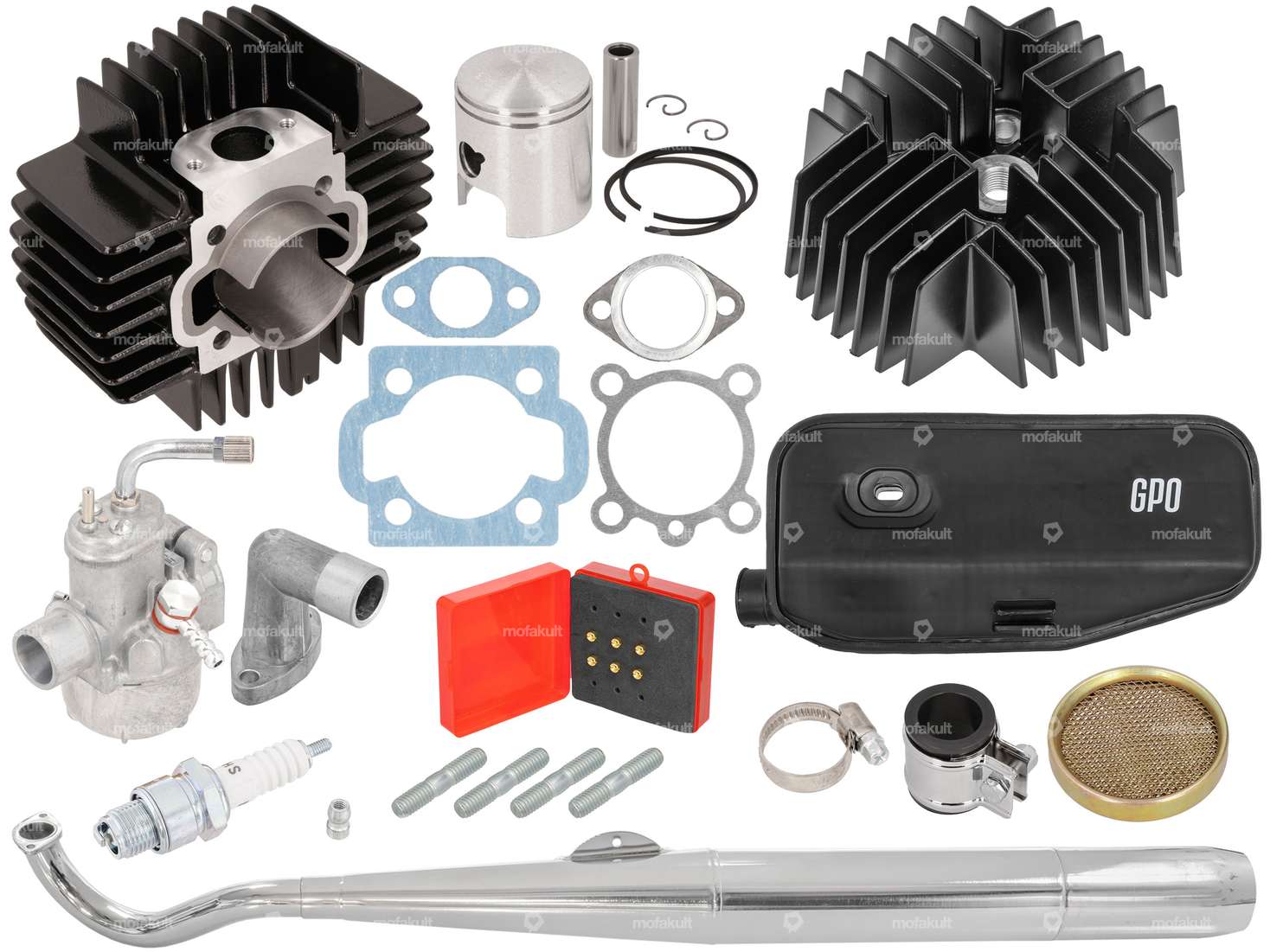 GPO tuning set 43.5 mm (Metrakit replica) | Puch E50 / ZA50 Carousel Image 1