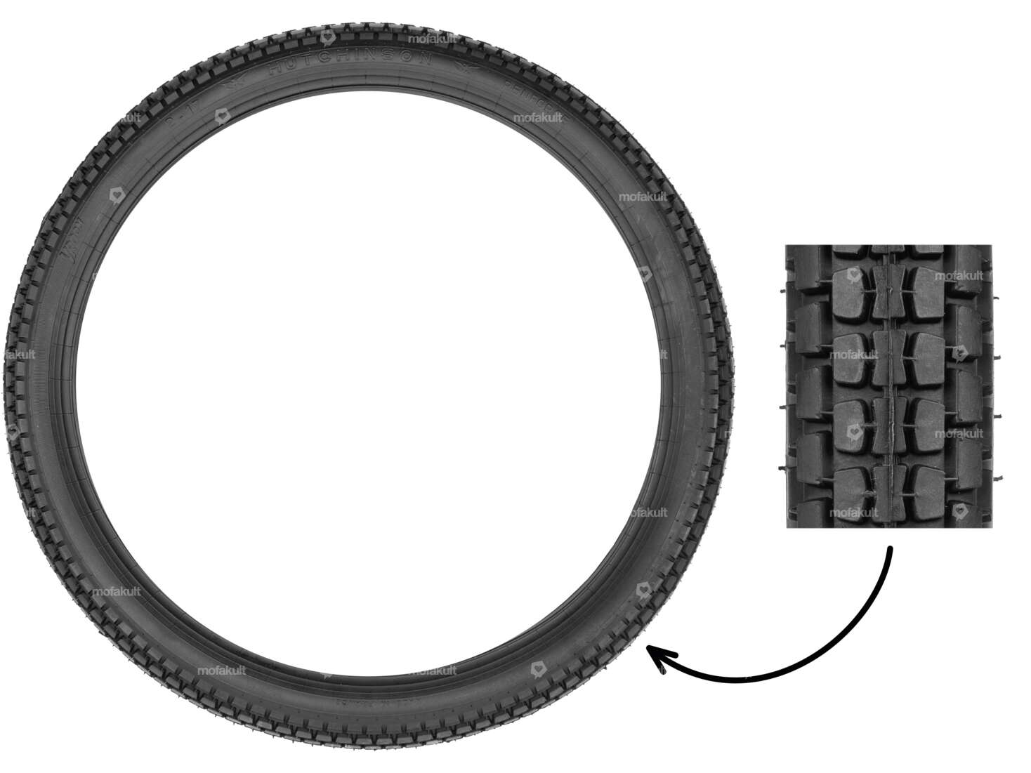 Hutchinson 2.00 x 19" tires Vroom Allround Carousel Image 1