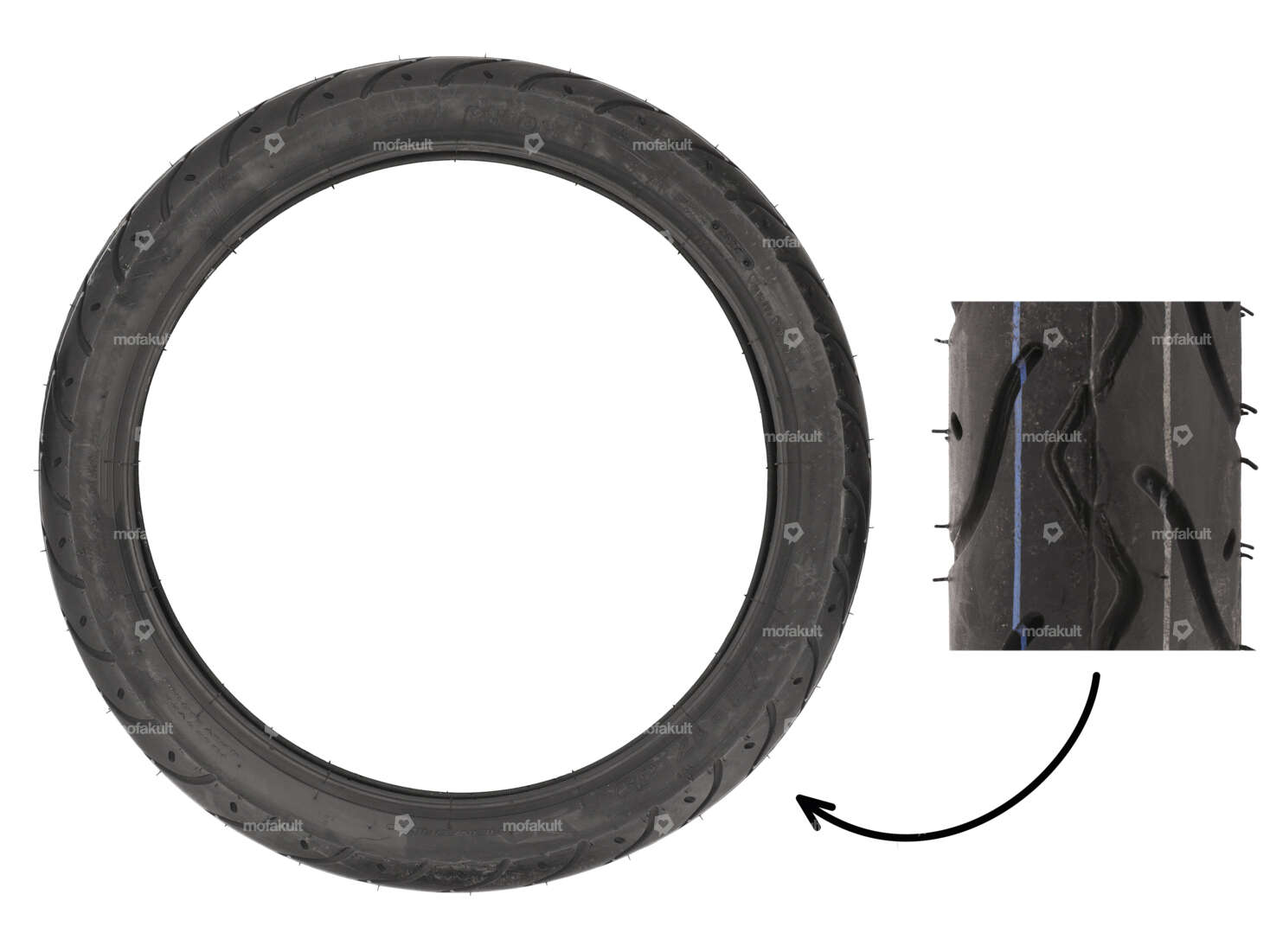 VeeRubber 2.50 x 17" tires VRM099 (V099) Semi-Slick Carousel Image 1