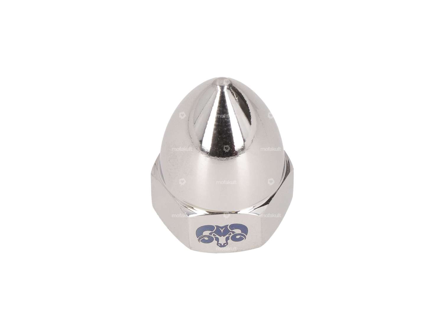 66HEROES pointed nut "Bullit" M10x1 wheel nut Inox Carousel Image 1