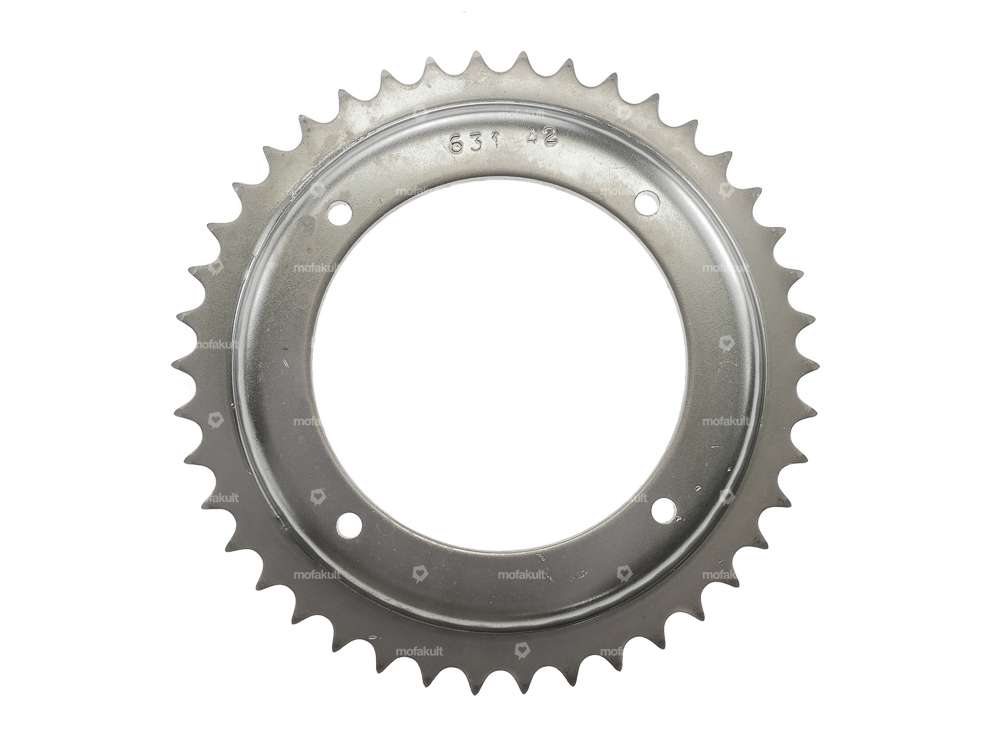 ESJOT sprocket 42 teeth 4-hole Grimeca galvanized Carousel Image 2