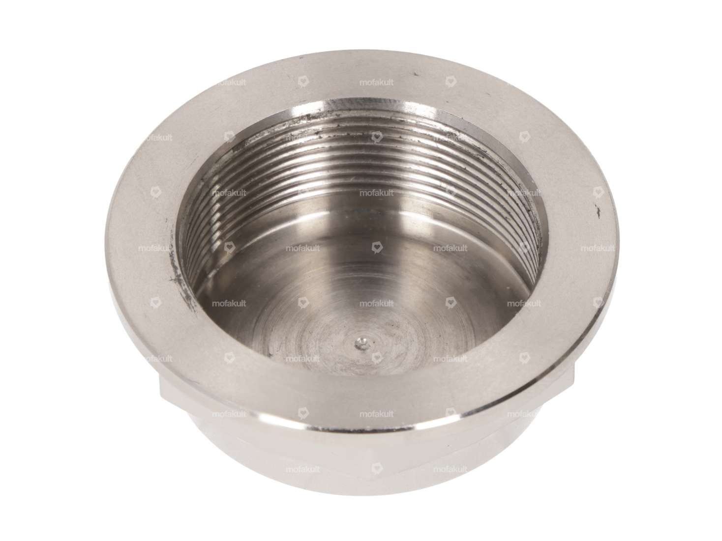 swiing® revival steerer tube nut M26x1 closed fork plate Inox Carousel Image 2