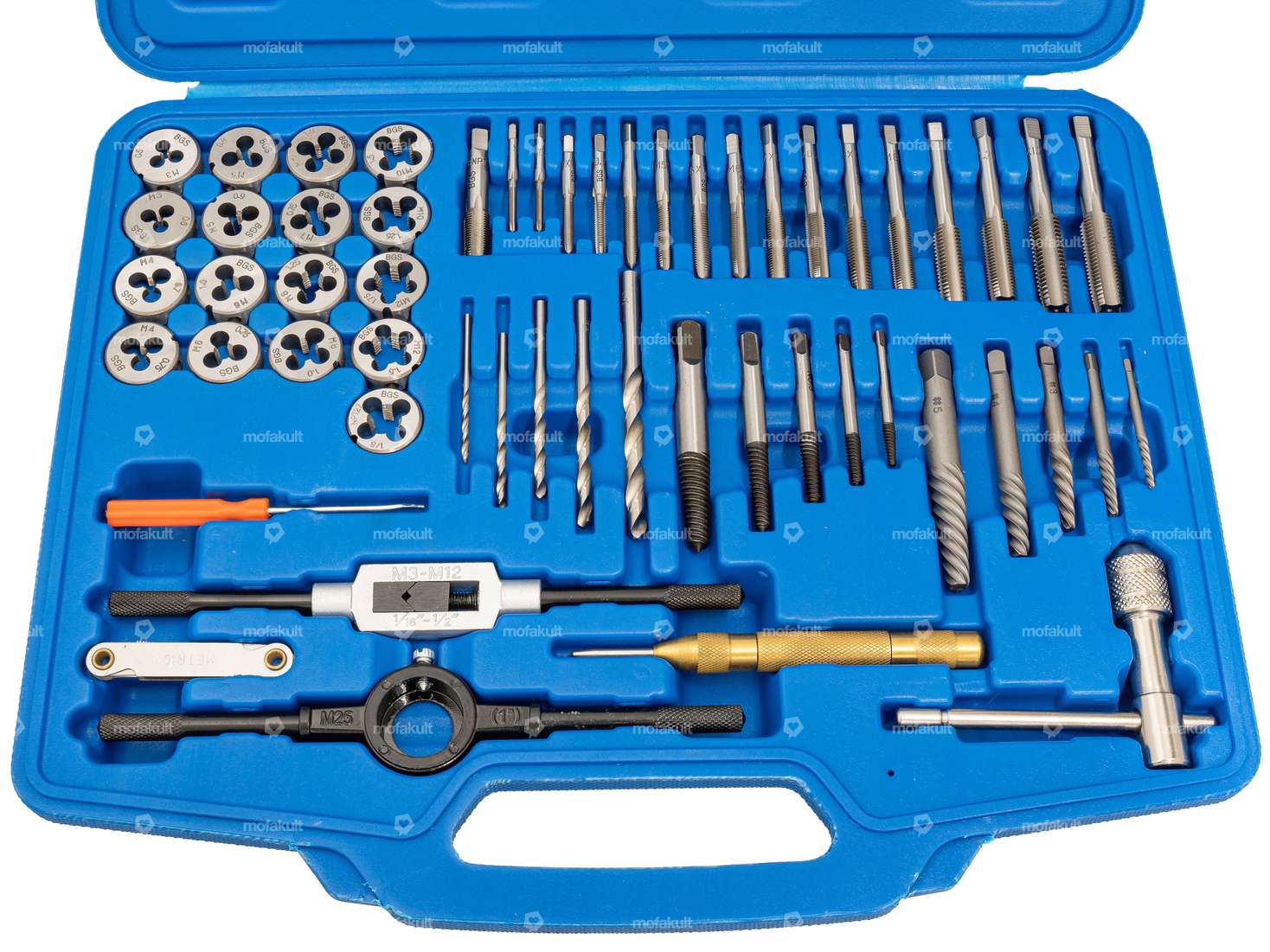 BGS thread cutting set (M3 - M12) 56 pcs. Carousel Image 2