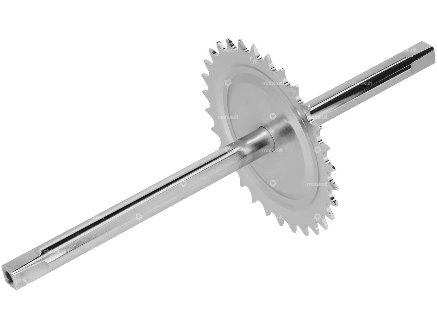 GPO pedal axle 30 teeth (square) | Pony / Cilo Cross Beta 521 (P8080) Carousel Image 2