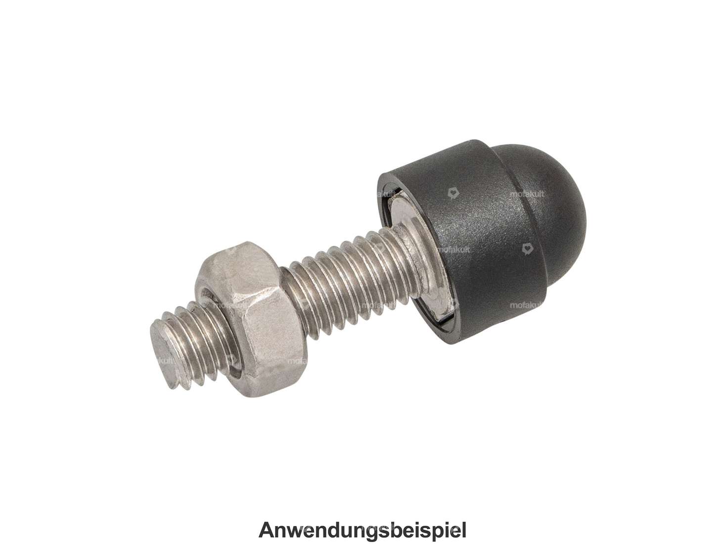 Cover cap external hexagon M6 black Carousel Image 4