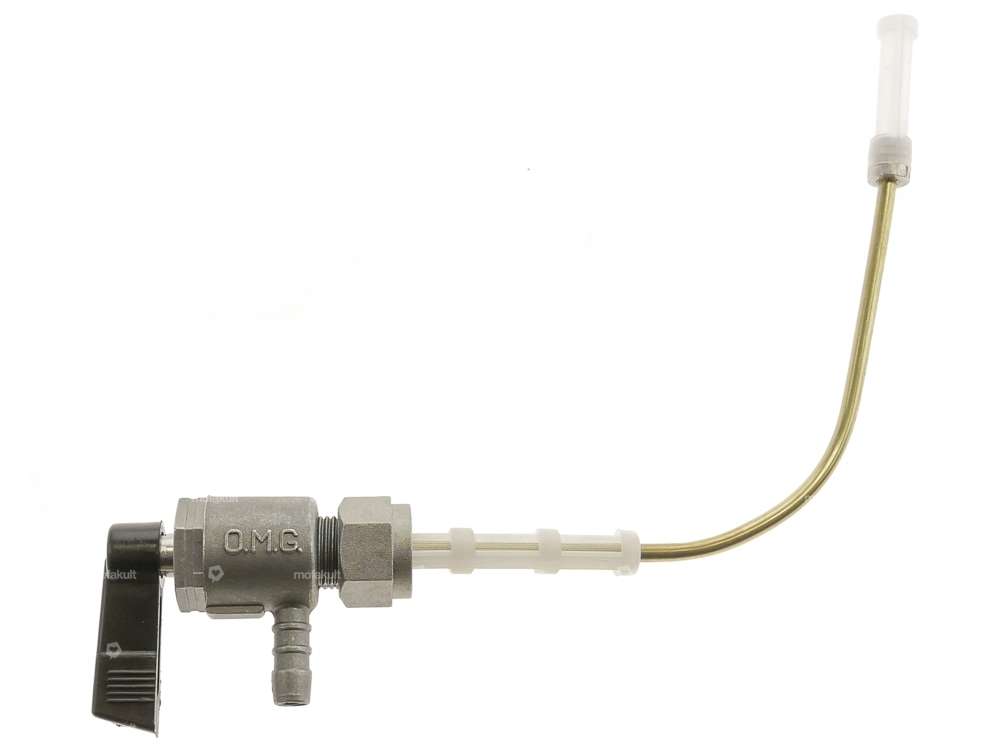 OMG fuel tap horizontal M12x1 (with union nut) bottom outgoing | Piaggio Ciao Carousel Image 1