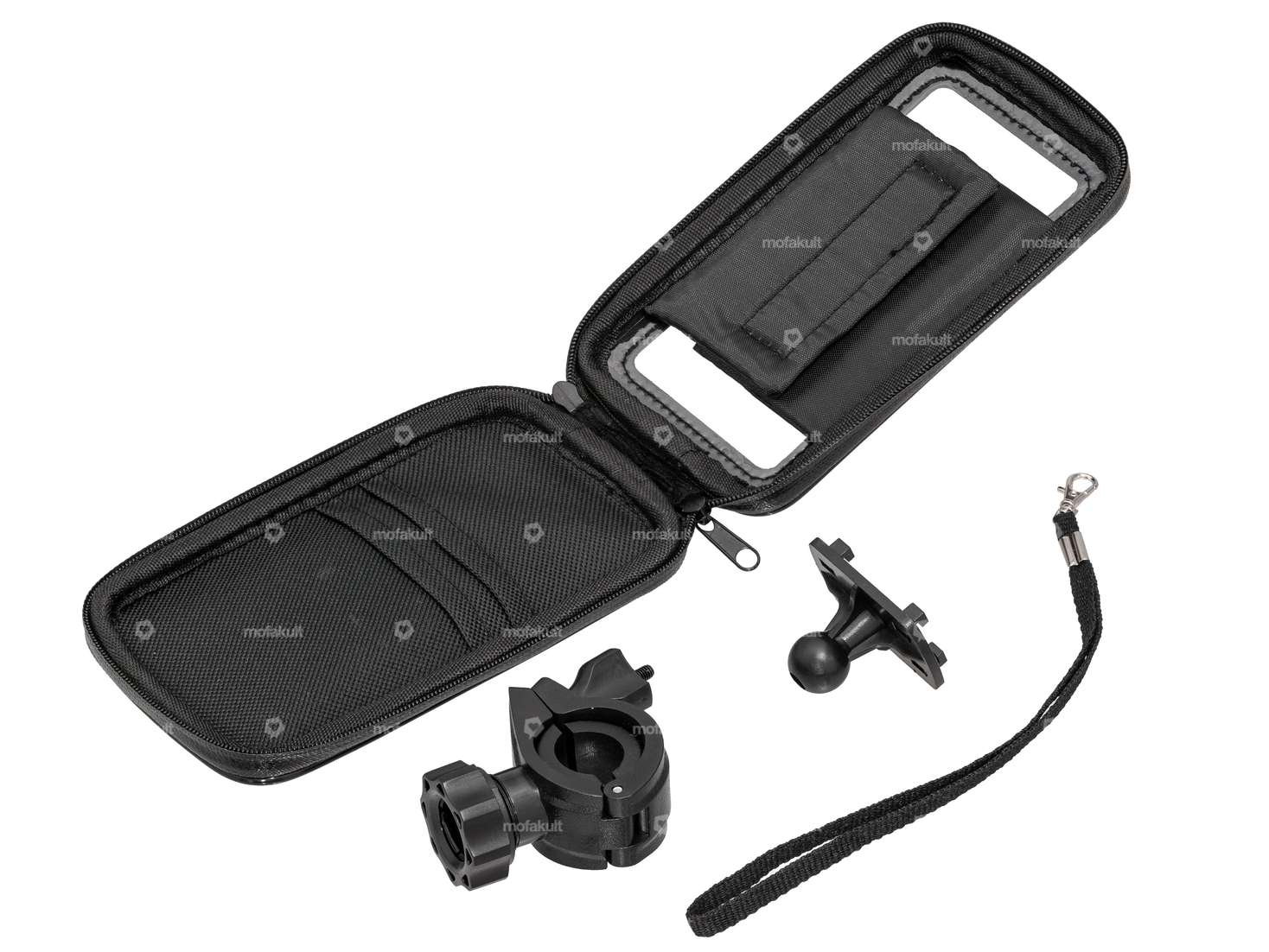 GPO cell phone holder up to 6.3" (waterproof)e handlebar mount, 360° rotatable Carousel Image 3