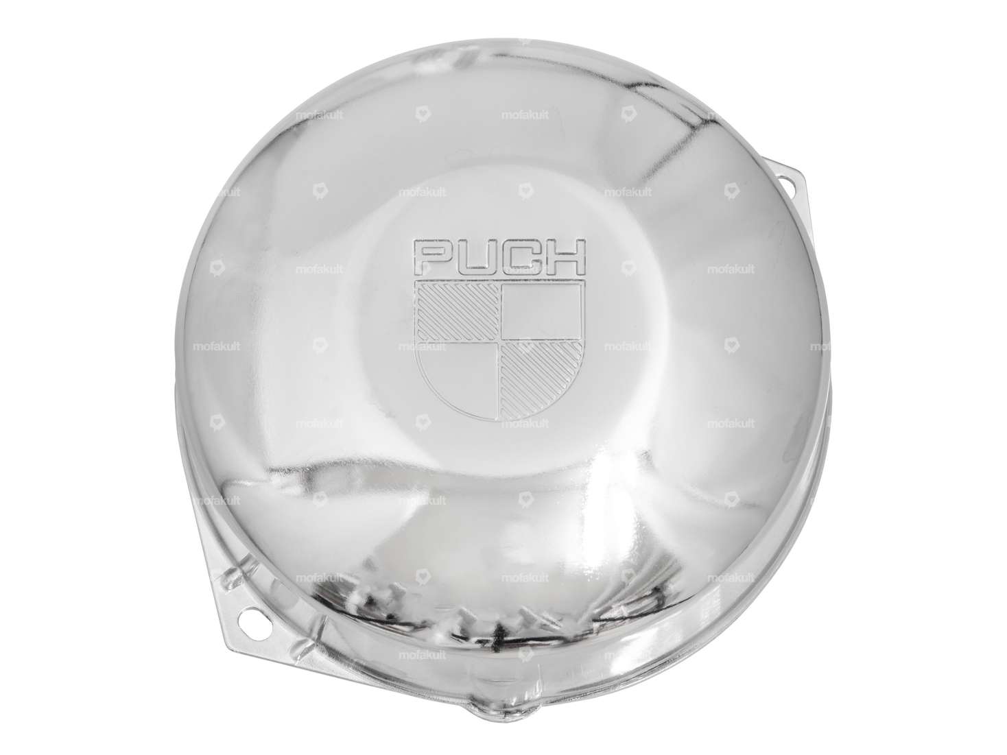 Ignition cover Puch (old emblem) chrome Carousel Image 1