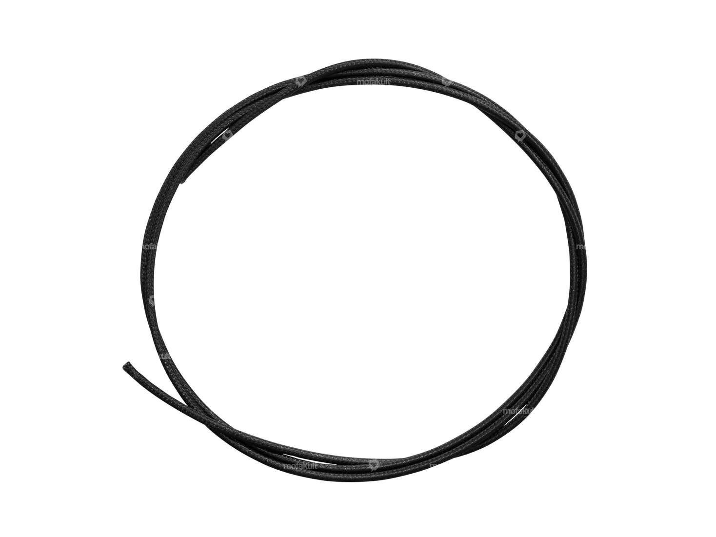 Power cable 1-core textile 1 mm² (per meter) black Carousel Image 1