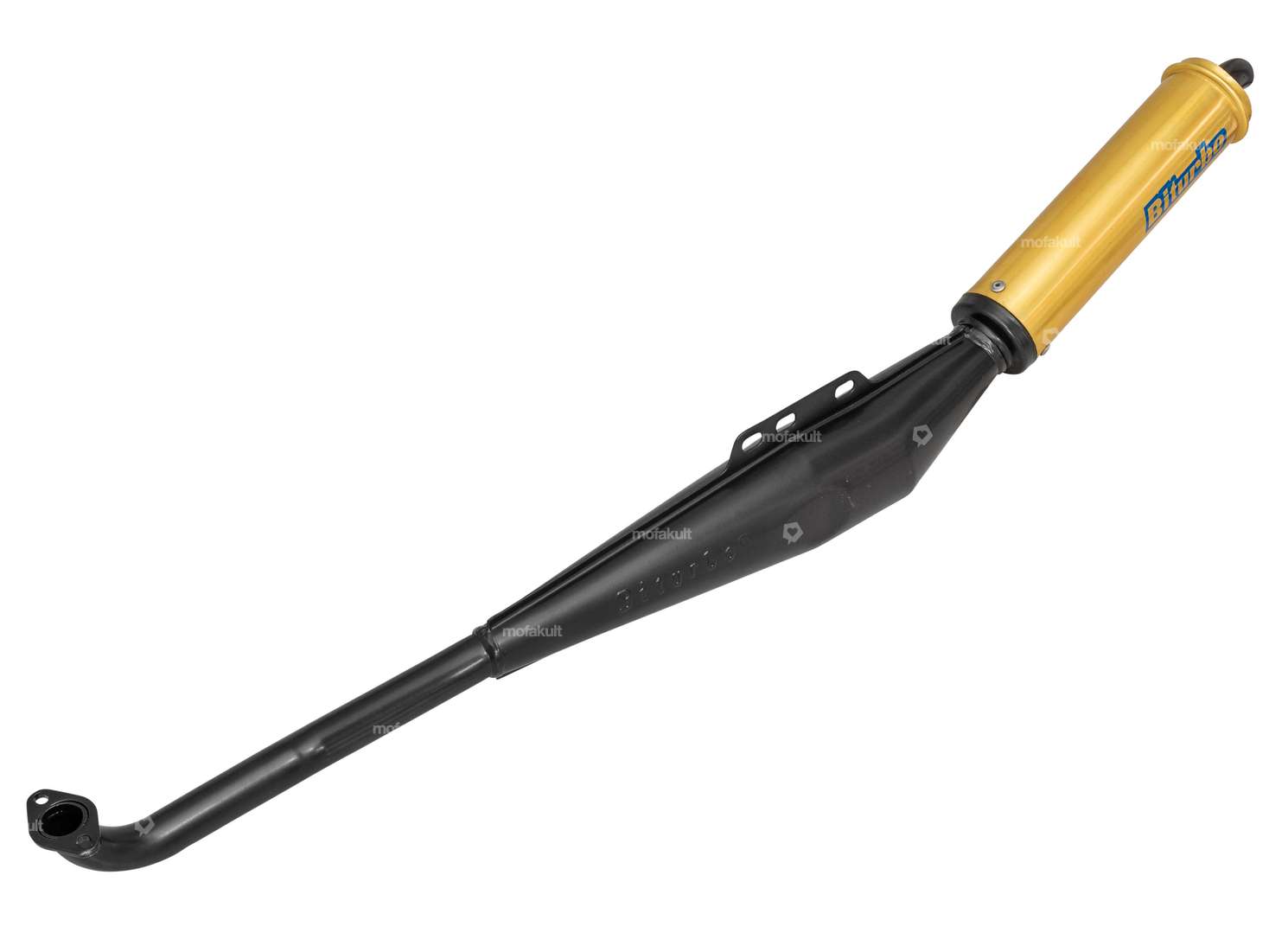 Biturbo exhaust black / gold | Puch Maxi Carousel Image 1