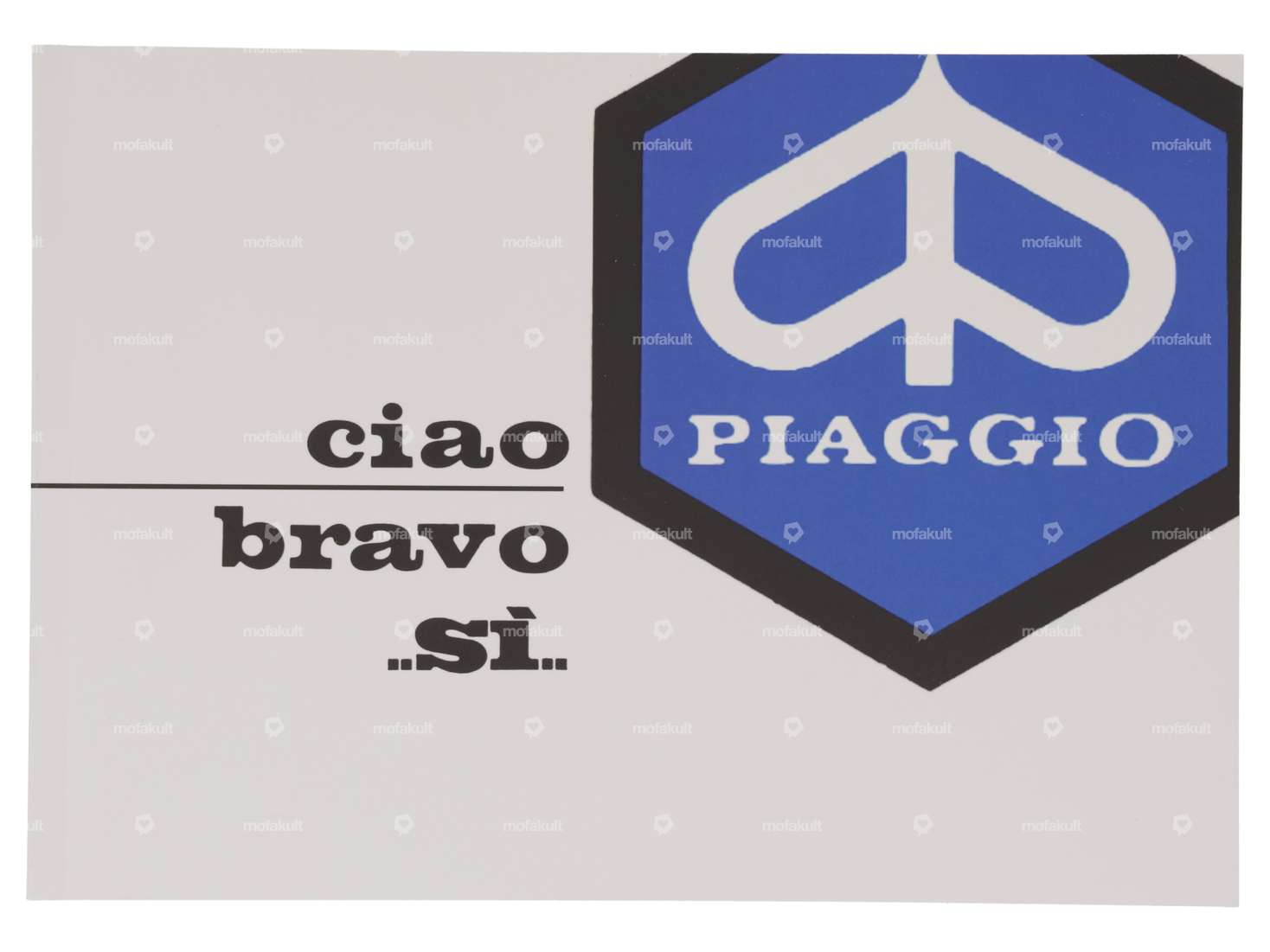 Operating instructions | Piaggio Ciao, SI, Bravo Carousel Image 1