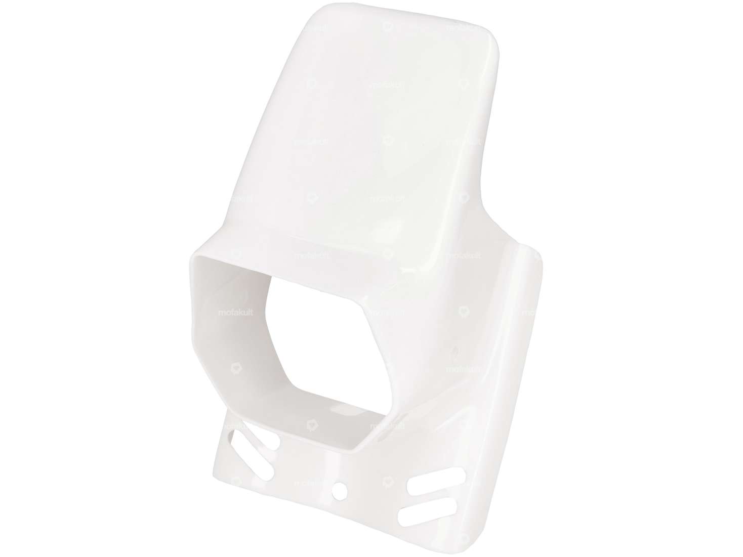 Front mask white angular Carousel Image 1