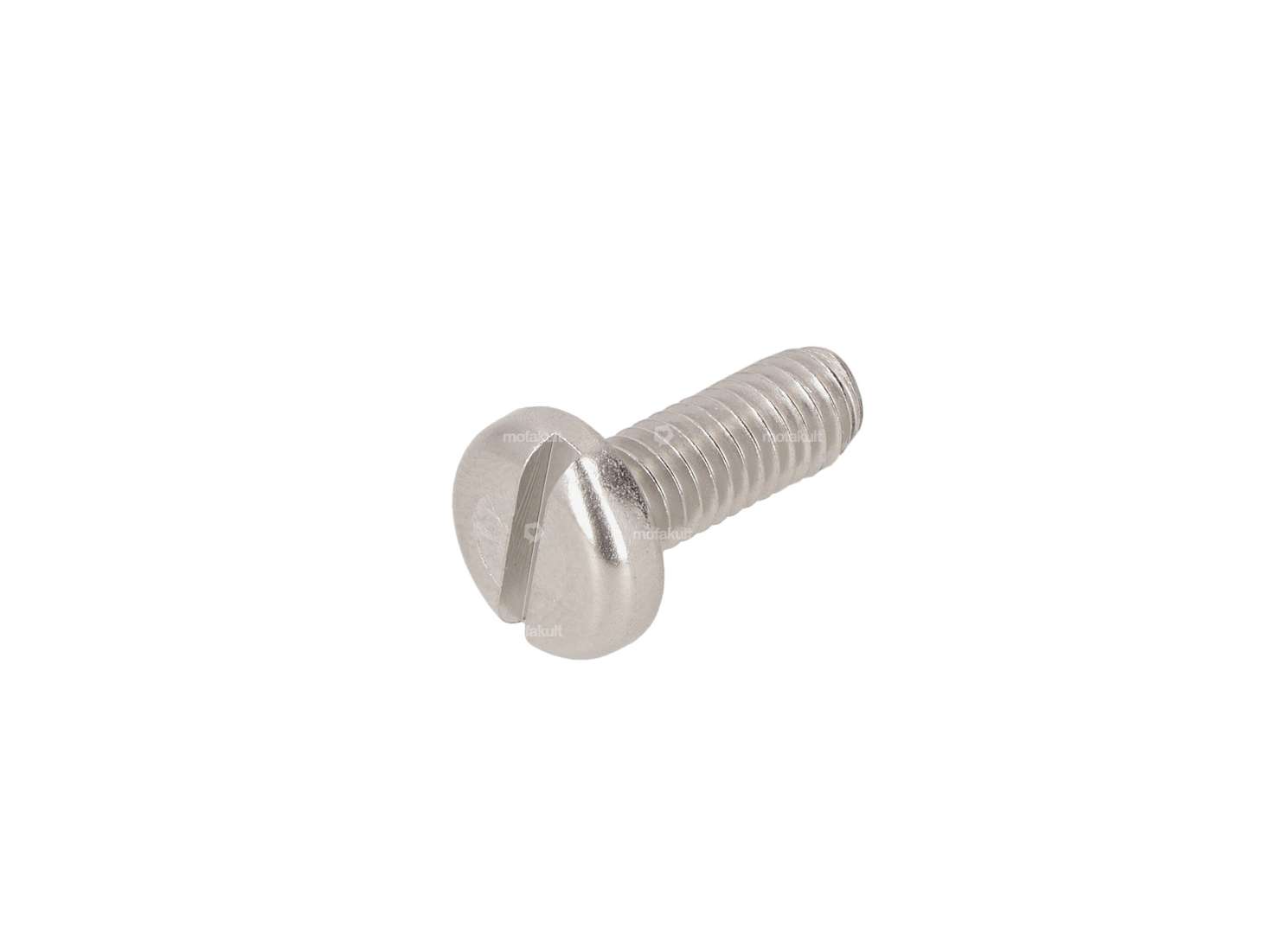 Screw M6x16 flat head slotted stainless steel Carousel Image 1