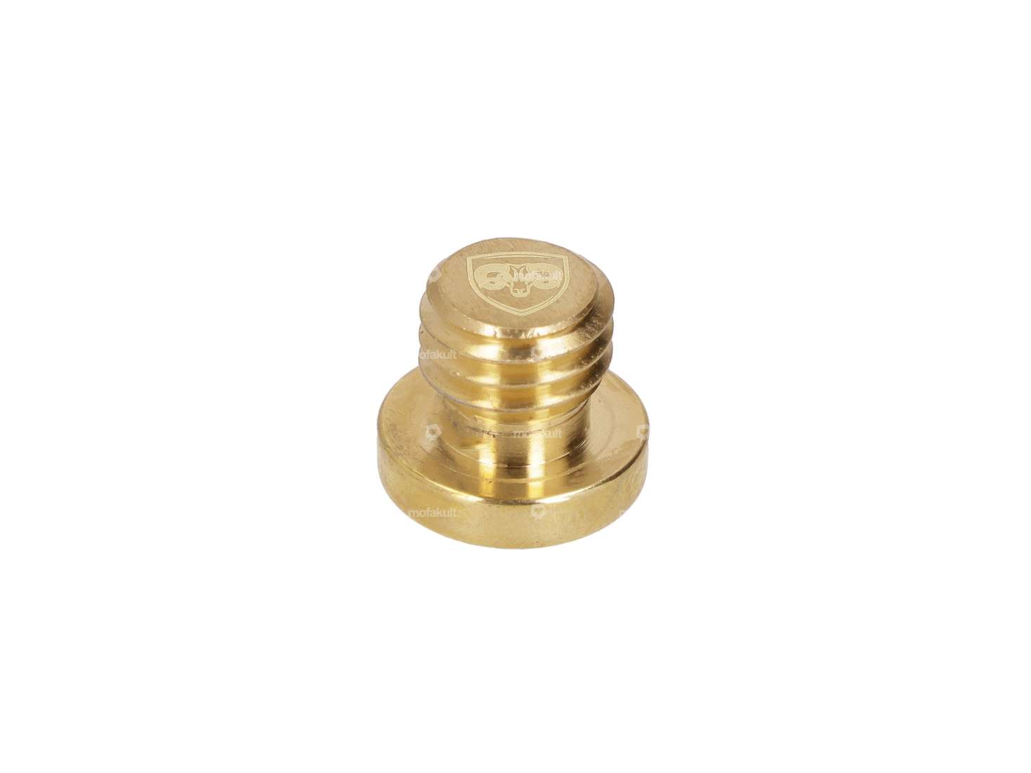 66HEROES Oil filler plug brass | Puch Maxi Carousel Image 2