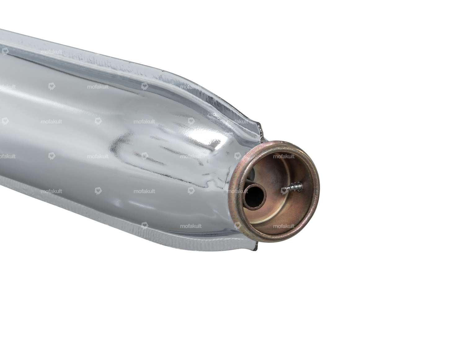 Exhaust 25 mm straight outlet chrome | Tomos A3 Carousel Image 3