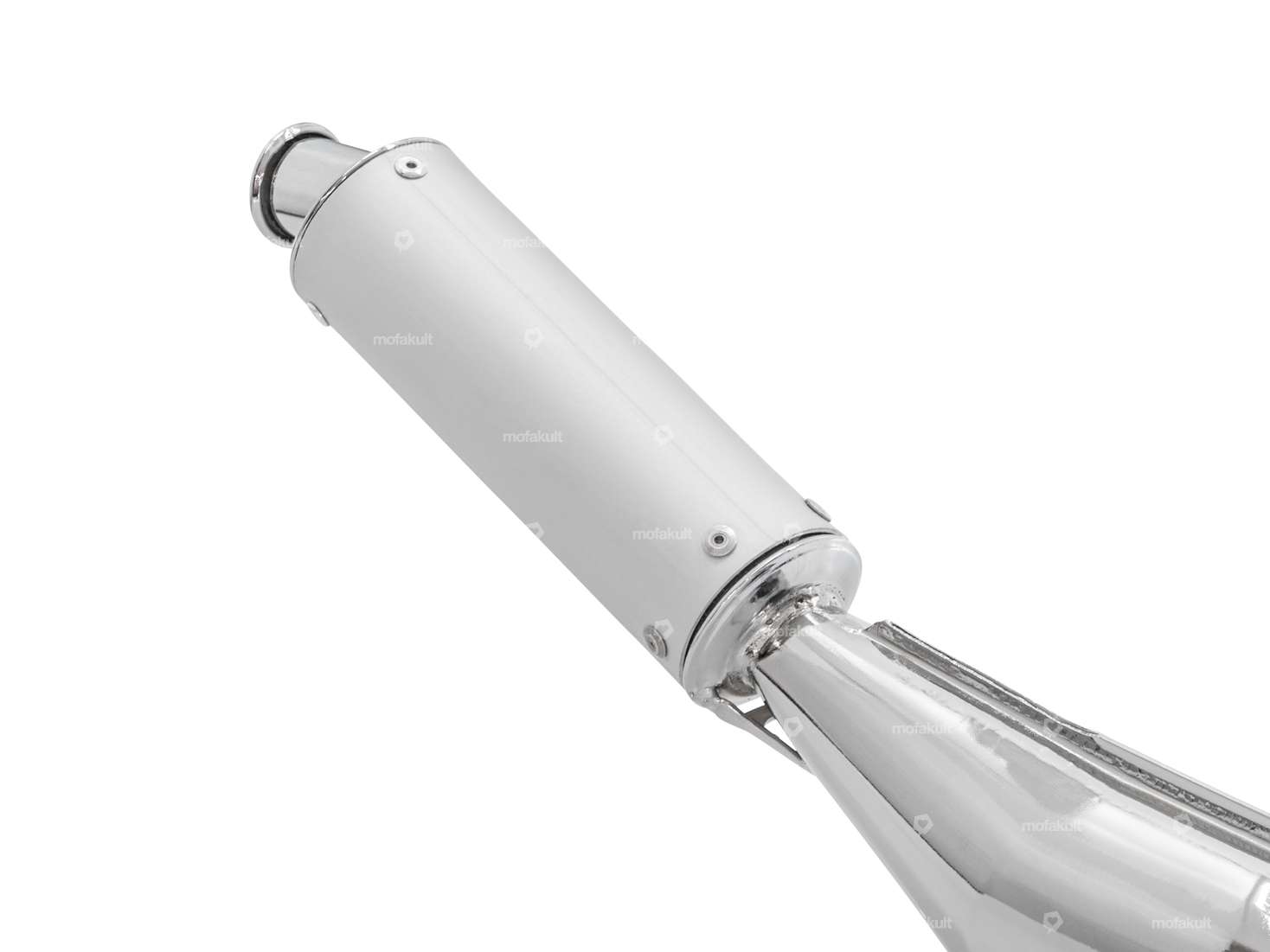 Exhaust Bullet Chrome / Aluminum | Tomos A3 Carousel Image 2