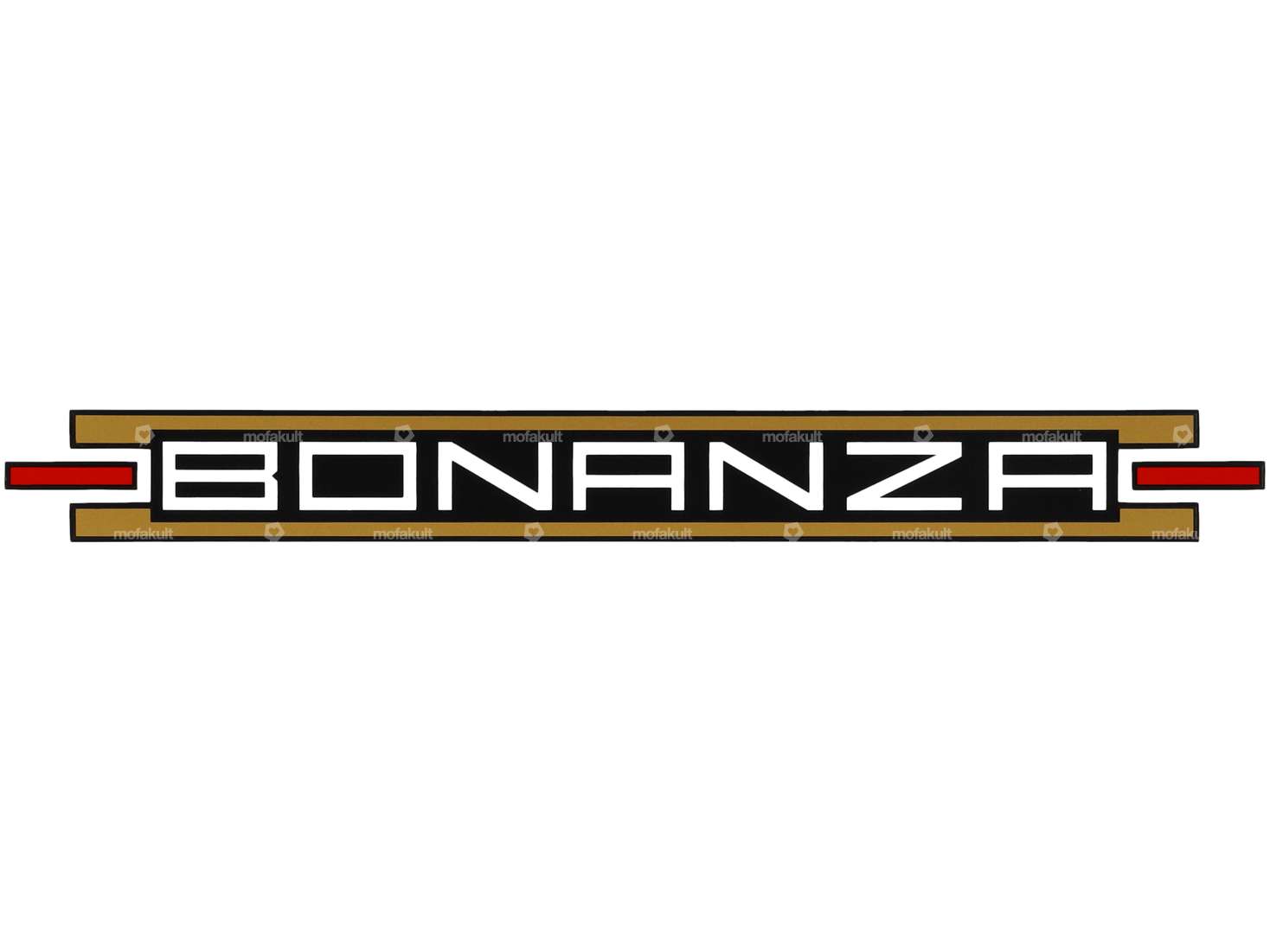 swiing® revival "BONANZA" Fuel Tank Decal 204 x 22 mm | Hercules Bonanza Carousel Image 1