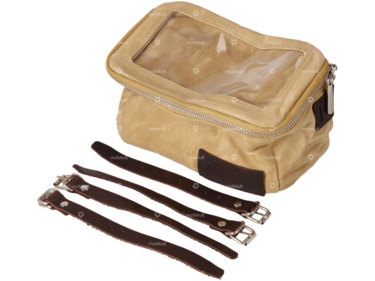 mk-Merch handlebar bag "vintage" brown Carousel Image 1