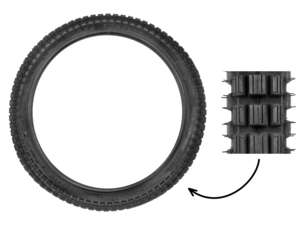 Fortune 2.25 x 17" tires F-879 4P.R. studs Fortune 2.25 x 17" tires F-879 4P.R. studs