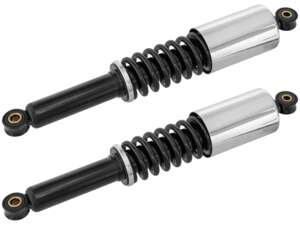 36 cm Chrome/Black Shock Absorber with Cover Cap | Puch VZ50 36 cm Chrome/Black Shock Absorber with Cover Cap | Puch VZ50