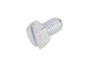 Normio M8x12 Hex Head Slotted Screw, Galvanized Normio M8x12 Hex Head Slotted Screw, Galvanized