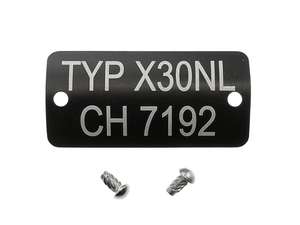 swiing® revival type plate TYPE X30 NL CH7192 | Puch swiing® revival type plate TYPE X30 NL CH7192 | Puch