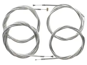 Cable set chrome high handlebars | Puch Maxi Cable set chrome high handlebars | Puch Maxi