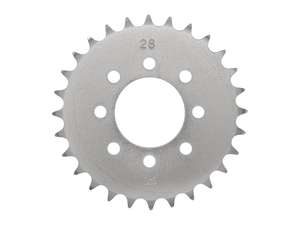 GPO sprocket 28 teeth (8 hole) galvanized | Tomos GPO sprocket 28 teeth (8 hole) galvanized | Tomos