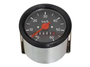 Speedometer 60 km/h Ø 60 mm (black dial) Speedometer 60 km/h Ø 60 mm (black dial)