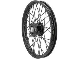 Spoked rim 17" rear aluminum CNC solid black Spoked rim 17" rear aluminum CNC solid black
