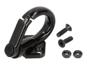 Luggage hook / helmet hook aluminum black original | Piaggio Ciao C24, SI, Bravo Luggage hook / helmet hook aluminum black original | Piaggio Ciao C24, SI, Bravo