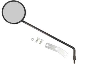 Cuppini mirror round Ø 100 mm left black NOS | Vespa & Lambretta Cuppini mirror round Ø 100 mm left black NOS | Vespa & Lambretta