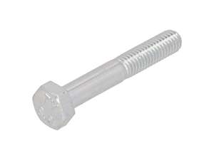 M6x40 hexagon head screw with galvanized shank M6x40 hexagon head screw with galvanized shank