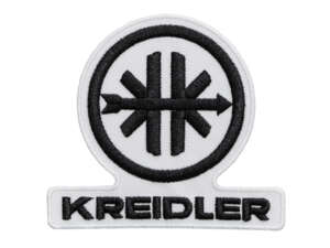mk-Merch patch "Kreidler" 75 x 65 mm black / white mk-Merch patch "Kreidler" 75 x 65 mm black / white