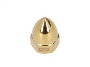66HEROES Bullit M10x1 pointed nut (wheel nut) gold Inox 66HEROES Bullit M10x1 pointed nut (wheel nut) gold Inox