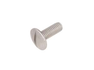 Screw M6x16 pan-head flat slotted stainless steel Screw M6x16 pan-head flat slotted stainless steel
