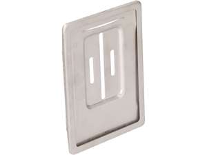 License plate holder (with frame) Inox (CH version) License plate holder (with frame) Inox (CH version)