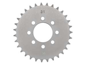 GPO sprocket 31 teeth (8 hole) galvanized | Tomos GPO sprocket 31 teeth (8 hole) galvanized | Tomos